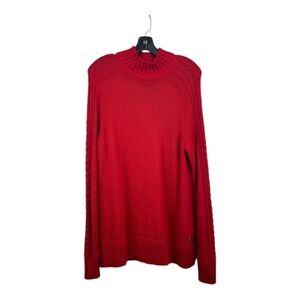 Roots Red Turtleneck Sweater